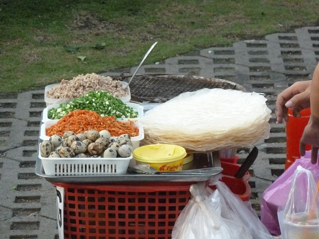 야시장 반짱느엉+라우
