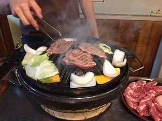 징기스칸 양고기 철판구이