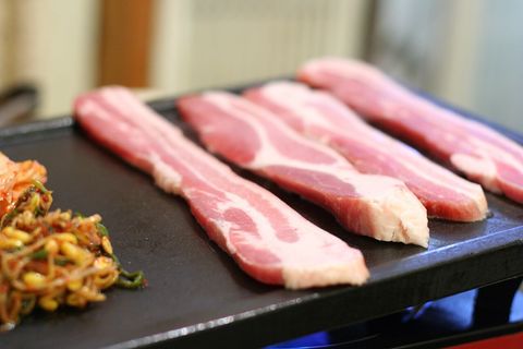 Makati Meat Restaurant Crew · Let's eat pork belly and beef together