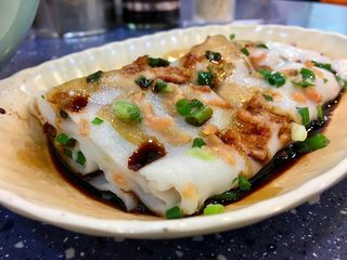 베이징루 창펀 골목 아침 쌀피 롤의 부드러움