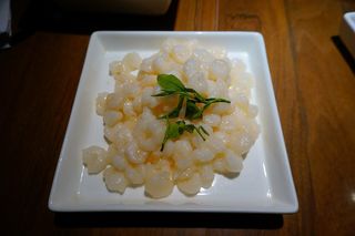 룽징차밭 옆에서 맛본 룽징샤런 새우볶음