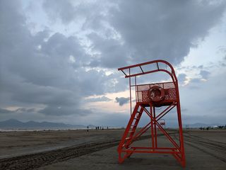 다대포해수욕장 노을 보며 조개찜 한 상