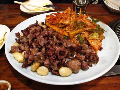 평화시장 닭똥집골목