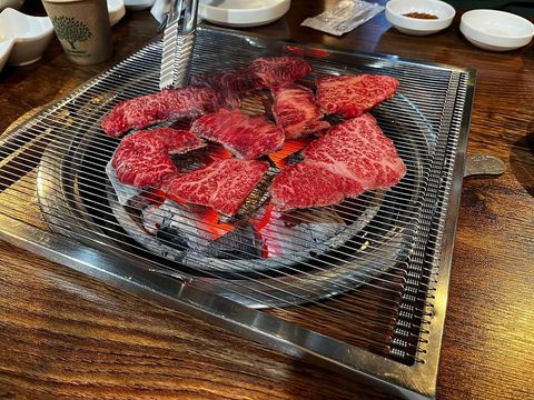 Grilled hanwoo beef