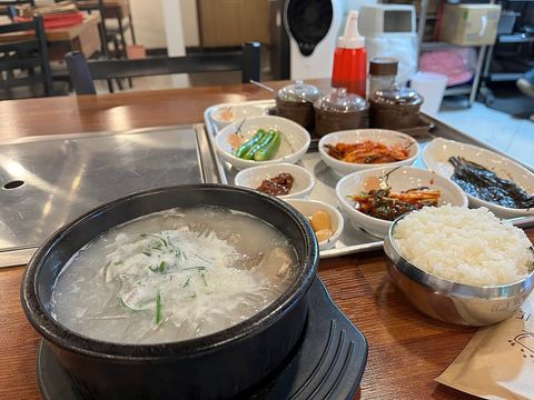 Ox head soup with rice