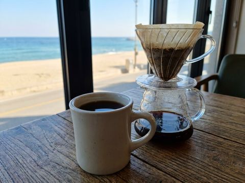 Gangneung's Anmok Coffee Street