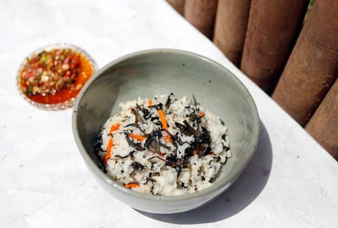 Jeongseon's Gondeure Rice and Kotdeungchigi Noodles