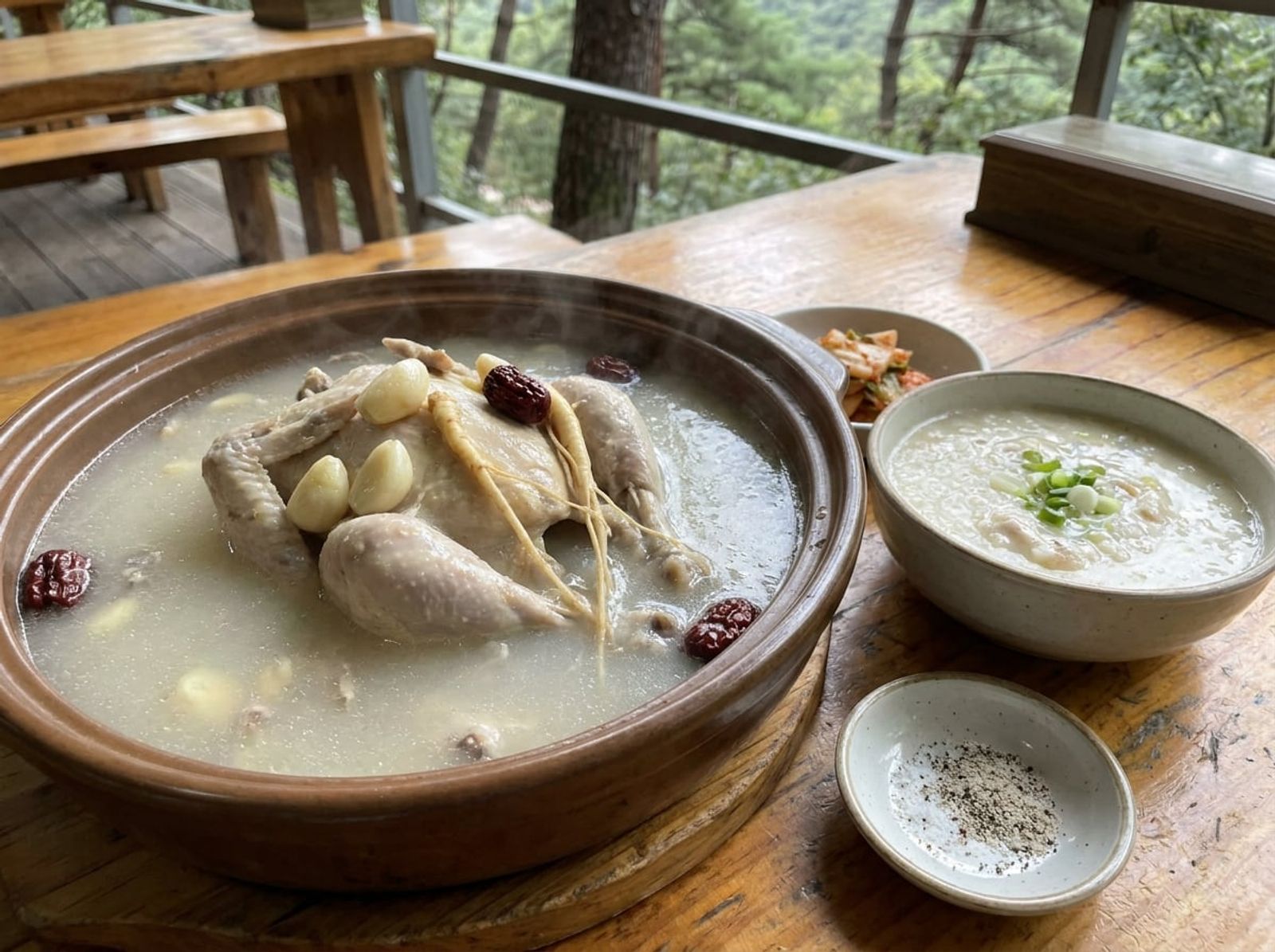 Namhansanseong Chicken Baeksuk